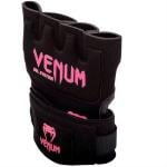 Venum Kontact Gel Glove Wraps, Black/Neo Pink