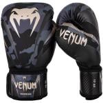 Venum Impact Boxing Gloves, Black/Grey, 10 Oz 