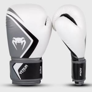 Venum Contender 2.0 Boxing Glove, White/Grey/Black, 12 Oz 