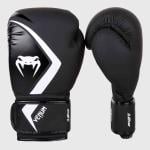 Venum Contender 2.0 Boxing Glove, Black/Grey, White, 12 Oz 