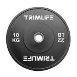 TRIMLIFE USA Performance Series Rubber Bumper Plates, 10 Kg 