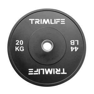 TRIMLIFE USA Performance Series Rubber Bumper Plates, 20 Kg 