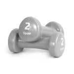 Tiguar Vinyl Dumbbells-Pair, 2 Kg 