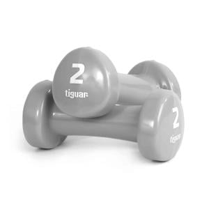 Tiguar Vinyl Dumbbells-Pair, 2 Kg 