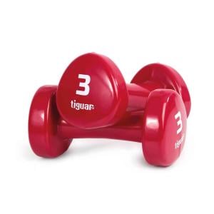 Tiguar Vinyl Dumbbells-Pair, 3 Kg 