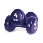 Tiguar Vinyl Dumbbells-Pair, 4 Kg 