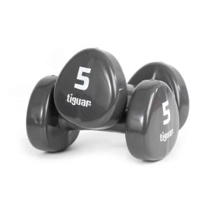 Tiguar Vinyl Dumbbells-Pair, 5 Kg 