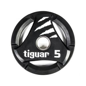 Tiguar PU Olympic Weight Plate -Single, 5 Kg 