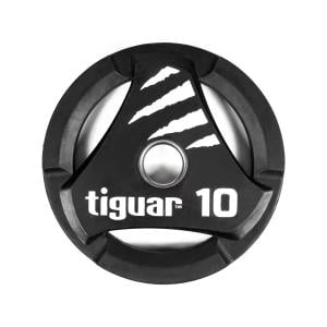 Tiguar PU Olympic Weight Plate -Single, 10 Kg 