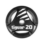 Tiguar PU Olympic Weight Plate -Single, 20 Kg 