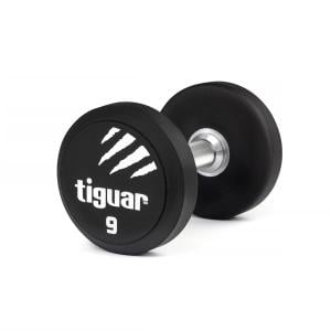 Tiguar PU Dumbbell (1 PC), 9 Kg 