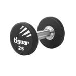 Tiguar PU Round Dumbbell - Single, 2.5 Kg 