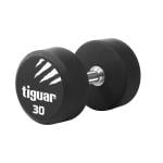 Tiguar PU Round Dumbbell - Single, 30 Kg 