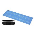 Body Sculpture Instructional Yoga Mat, Blue