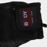 Body Sculpture Spandex Leather Glove Black, XL 