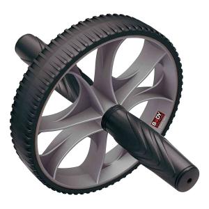 Body Sculpture Single Exercise Wheel - Black/Grey