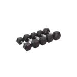 Murano Rubber Hex Premium Dumbbell 2.5KG TO 50 KG (1050KG -20 Pairs)