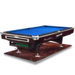 Xingjui 9 x 4.5ft Commercial Billiard Table, Mahogany & Black