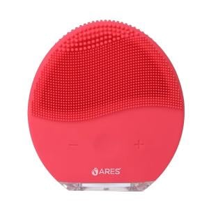 ARES uLuna Facial Cleansing Brush, Red 