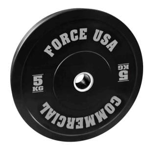 Force USA Pro Grade Coloured Bumper Plates (Sold Individually), 5 Kg 