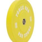 Force USA Pro Grade Coloured Bumper Plates (Sold Individually), 15 kg 