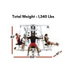 Body Solid EXM4000S Multi-Stack Gym System