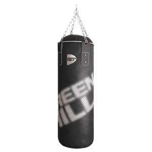 Green Hill Artificial Leather Punching Bag, Unfilled, 100 x 35 cm 