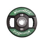 Volksgym CPU Coated Olympic Weight Plate, 10 Kg 