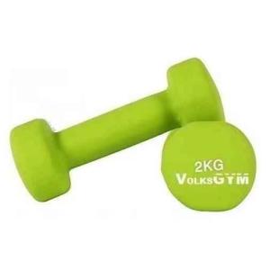 Volksgym Neoprene Dumbbell Pair, 6 Kg 