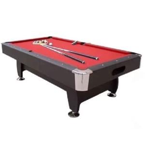 Ferro Billiard Table, 8ft Red