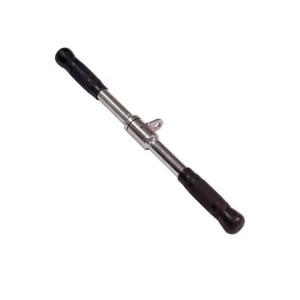 Body Solid Revolving Straight Bar Attachment with Rubber Grips