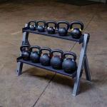 Body Solid Dual Dumbbell & Kettlebell Rack