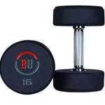 BU Rubber Solid Dumbbell 2Kg To 20Kg