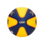 Spalding 2021 TF-33 Gold Comp Basketball, Yellow Blue, Size 6