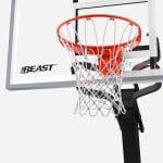 Spalding Beast Jr. Portable Basketball Hoop, 54 Inch Glass (Pack-02)