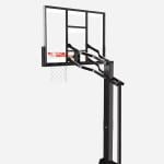 Spalding Ultimate Hybrid Portable Basketball Hoop, 54 Inch Glass