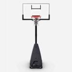 Spalding Ultimate Hybrid Portable Basketball Hoop, 54 Inch Glass