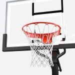 Spalding Ultimate Hybrid Portable Basketball Hoop, 54 Inch Glass