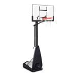 Spalding Ultimate Hybrid Portable Basketball Hoop, 54 Inch Glass