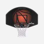 Spalding Highlight Combo Basketball Hoop, 44 Inch Eco Composite