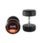 Combo Offers Murano Round Dumbbell 2.5Kg to 15Kg Set with Rack