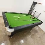 Murano 9 Feet Wooden Billiard Table with all Accessories, Green