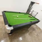 Murano 7 Feet Wooden Billiard Table with all Accessories, Green