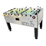 Tornado Coin Platinum Tour Edition Football Table, Silver