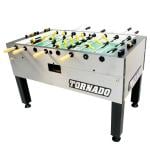 Tornado T-3000 Home Football Table, Silver