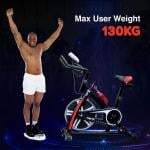 PowerMax Fitness BS-130 Spin Exercise Bike