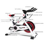 PowerMax Fitness BS-155 Spin Exercise Bike