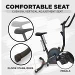 PowerMax Fitness BU-300 Upright Exercise Bike