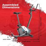 PowerMax Fitness BU-350 Upright Exercise Bike