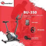 PowerMax Fitness BU-350 Upright Exercise Bike